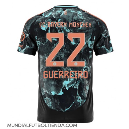 Camiseta Bayern Munich Raphael Guerreiro #22 Segunda Equipación Replica 2024-25 mangas cortas